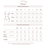 Natürliches 100% Leinen-Wickelkleid - Elegantes Sommerkleid: Wolkig blau