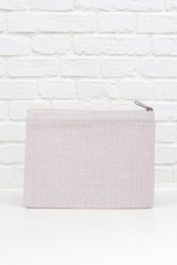 Kleine Tasche aus Jute-Baumwollmischgewebe