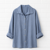 Oversize-Hemd aus Leinen- SMART SUMMER