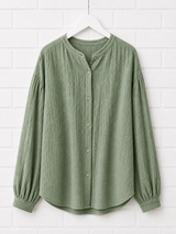 Bluse aus strukturierter Baumwolle : 360°