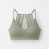 Seamless Racerback Bralette mit Muster und Cut-Out hinten- 360°