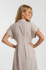 Midikleid Vichy Karo- GENTLE SPRING