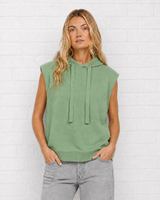 Ärmelloser Hoodie aus Bio-Baumwolle - 360°