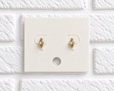 Filigraner Ohrstecker in Gold- VERSCHIEDENE FARBTYPEN