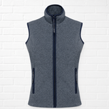 Microfleece Weste- French Navy Heather - 360°
