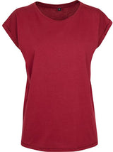 BIO COTTON T-SHIRT MIT GERADEM ÄRMEL UND AUFSCHLAG - TRUE AUTUMN