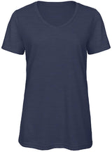 COTTON T-SHIRT MIT V AUSSCHNITT - TWILIGHT WINTER