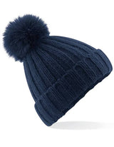 POM POM CHUNKY BEANIE UNISEX- GEDECKTER WINTER