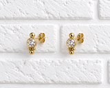 Filigraner Ohrstecker in Gold- VERSCHIEDENE FARBTYPEN