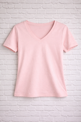 T-SHIRT mit V- Ausschnitt- DELIGHT SPRING