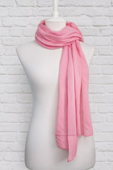 Leichtes Tuch gestreift - Pinky Beige