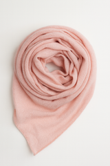 Unifarbener Strickschal - Supersoft - Soft Pink