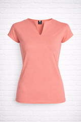 T-SHIRT mit V- Ausschnitt BELICE - INDIAN SUMMER