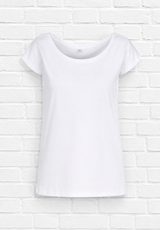 T-SHIRT LADIES WIDE NECK - BASIC WINTER