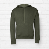 SWEATSHIRT UNISEX SPONGE- MILITARY GREEN - TRUE AUTUMN