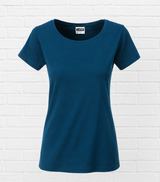 Ladies Basic-T- Petrol - VERDANT WINTER