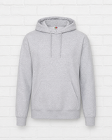 SWEATSHIRT HOODIE UNISEX – HELLGRAUMELIERT - SMART SUMMER