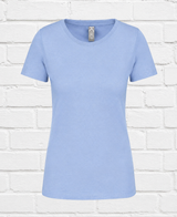 Bio-T-Shirt mit Rundhalsausschnitt- Skyblue - PURE SUMMER