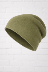 EDLE KASCHMIR MÜTZE-SLOUCHY BEANIE- 360°