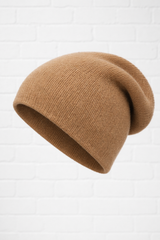 EDLE KASCHMIR MÜTZE-SLOUCHY BEANIE- 360°