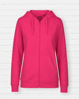 BIO COTTON ZIP HOODIE- Pink - NEW WINTER
