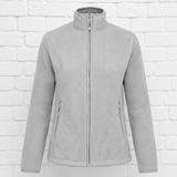 Microfleecejacke- Snow Grey- DELIGHT SPRING
