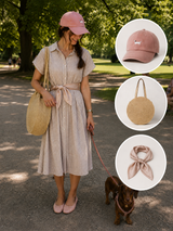 Midikleid Vichy Karo- GENTLE SPRING