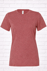 BIO COTTON T-SHIRT - HEATHER MAUVE - INDIAN SUMMER