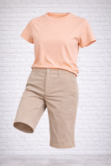 Chino-Bermuda-Shorts- Beige - verschiedene Farbtypen