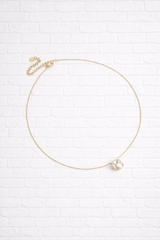 Halskette mit Swarovski® Kristallen- Champagner - DELIGHT SPRING