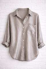 Transparentes Hemd Tencel - GENTLE SPRING