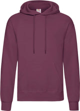 SWEATSHIRT HOODIE UNISEX – BORDEAUX