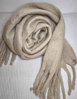 FLUFFY SCHAL- DUNKLER FRÜHLING SOMMER