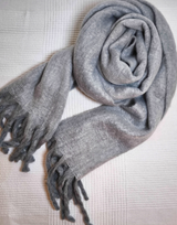 FLUFFY SCHAL- DUNKLER SOMMER