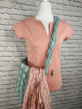 T-SHIRT mit V- Ausschnitt BELICE - INDIAN SUMMER