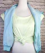 T-SHIRT MIT WEITEM AUSSCHNITT - Heller Frühling Sommer