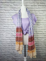 T-SHIRT MIT WEITEM AUSSCHNITT - Dunkler Sommer