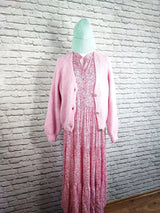 Nachhaltige Alpaka Strickjacke in BIO QUALITÄT - Candy Pink