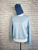 RIPP- STRICKMÜTZE MIT KASCHMIR UNISEX- DUNKLER SOMMER