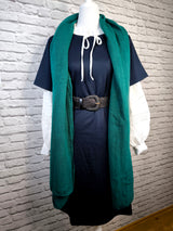 Unifarbener Strickschal - Supersoft - Dunkelgrün