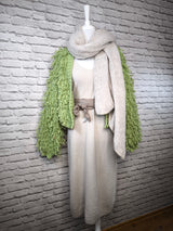 Winterschal Superweich - Offwhite meliert