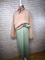 Weicher Baby-Alpaka-Pullover in Bio- Qualität- Beige
