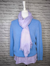 Flauschiger Alpaka Pullover- Azurblau