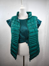 BIO COTTON T-SHIRT MIT GERADEM ÄRMEL UND AUFGEROLLTEM ÄRMELSAUM - Dunkler Sommer Winter