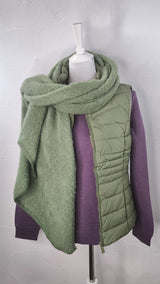 Leichtes Sweatshirt Bio- Qualität- PFLAUME MELIERT