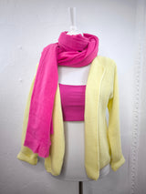 Superweicher Kaschmirschal UNISEX- Pink