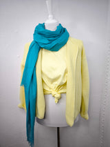 PURE & COZY SCHAL - OCEAN TEAL