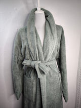 Bademantel mit Schalkragen - Old Green - 4 JAHRESZEITEN