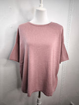 Blusenshirt Bio- Baumwolle- Altrosa