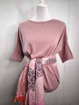 Blusenshirt Bio- Baumwolle- Altrosa